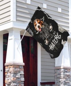 to all my haters beagle flag 7936