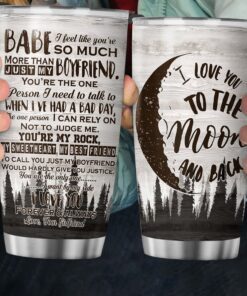 to my boyfriend. you’re my rock, my sweetheart, my best friend. boyfriend tumbler 20oz tpt268tu 4410