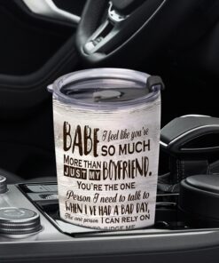 to my boyfriend. you’re my rock, my sweetheart, my best friend. boyfriend tumbler 20oz tpt268tu 6429