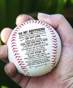 to my boyfriend baseball ball, baseball ball gift for boyfriend, boyfriend gift, gift to my boyfriend for christmas valentine birthday mln717bb 1915