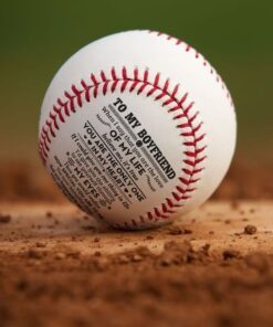 to my boyfriend baseball ball, baseball ball gift for boyfriend, boyfriend gift, gift to my boyfriend for christmas valentine birthday mln717bb 2288