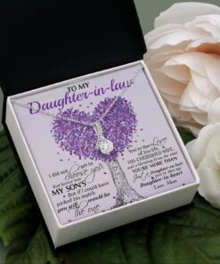 to my daughter in law necklace from mother in law, gift for daughter in law, wedding gift, bride gift from mother in law gift, daughter in law necklace tpt428nl flagwix 1558