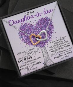 to my daughter in law necklace from mother in law, gift for daughter in law, wedding gift, bride gift from mother in law gift, daughter in law necklace tpt428nl flagwix 4546