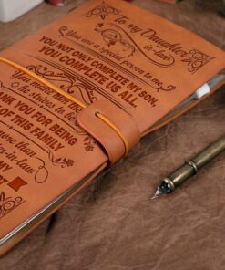 to my daughter from mom leather journal, gift for daughter, birthday gift for daughter, daughter diary, notebook gift for daughter tqn673lj 4840