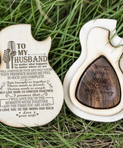 to my husband pickbox, wife to husband pickbox, guitar pick box for husband, husband guitar pick box, husband gift from wife, christmas gift for husband mln715pb 2862