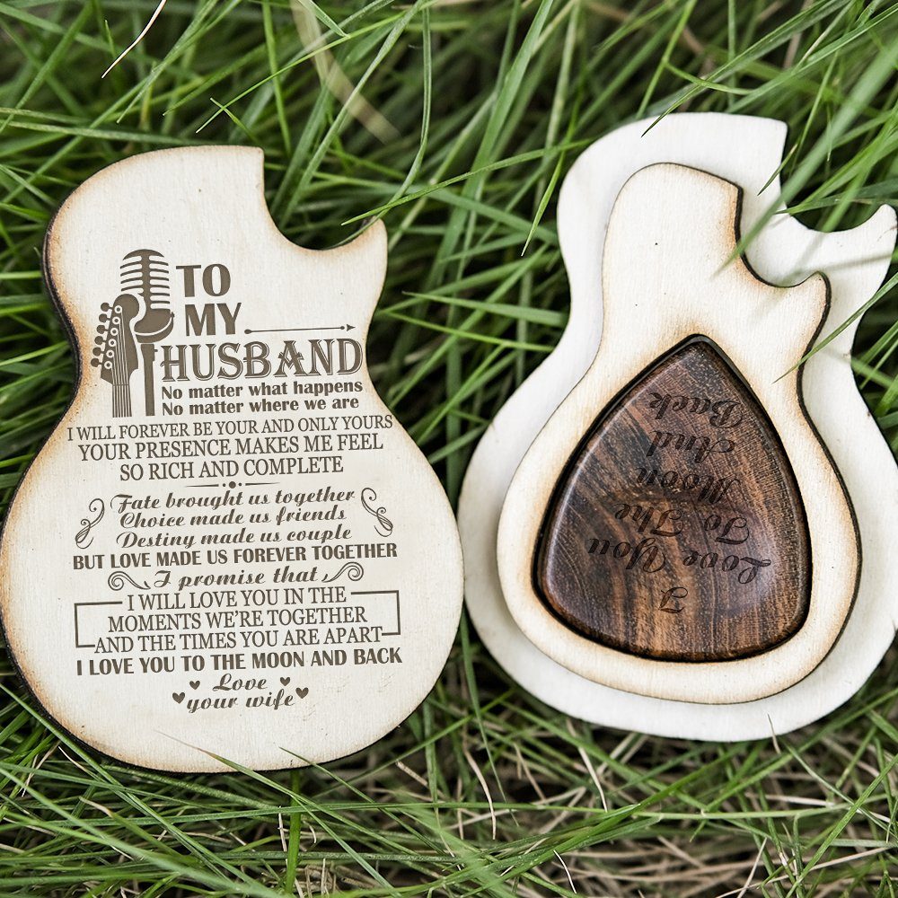 To My Husband Pickbox, Wife To Husband Pickbox, Guitar Pick Box For Husband, Husband Guitar Pick Box, Husband Gift From Wife, Christmas Gift for Husband MLN715PB - Image 4