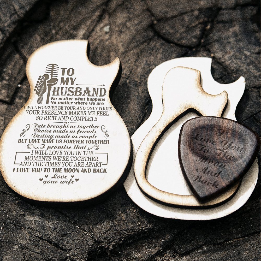 To My Husband Pickbox, Wife To Husband Pickbox, Guitar Pick Box For Husband, Husband Guitar Pick Box, Husband Gift From Wife, Christmas Gift for Husband MLN715PB - Image 2