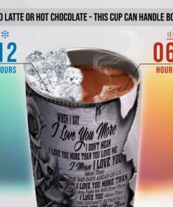 to my love. skull couple in love for girlfriend boyfriend tumbler 20oz thb3106tu 1751