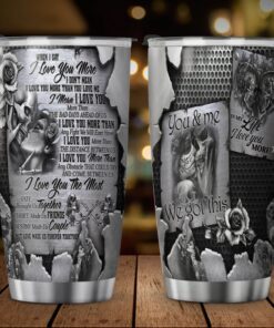 To My Love. Skull Couple In Love For Girlfriend Boyfriend Tumbler 20oz THB3106TU