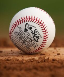 to my son – you will always be my little boy baseball ball, love from mother to son, birthday gift for my son lnt725bb 7001