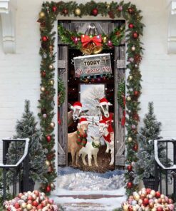 today i choose joy goat farmhouse door cover 2268