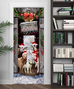 today i choose joy goat farmhouse door cover 4027