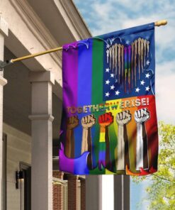 together we rise lgbt flag 3168