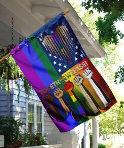 together we rise lgbt flag 5536