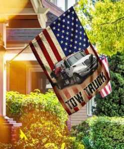 tow truck driver flag 2747
