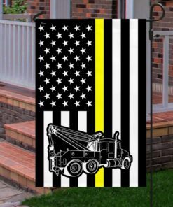 tow truck flag thin yellow line flag trv1676f 1275