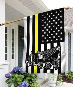 tow truck flag thin yellow line flag trv1676f 4568
