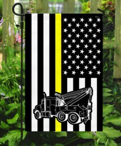 tow truck flag thin yellow line flag trv1676f 7611