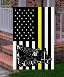 tow truck flag thin yellow line flag trv1676f 8756