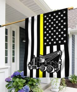 Tow Truck Flag Thin Yellow Line Flag TRV1676F
