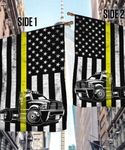 tow truck flag thin yellow line tow lives matter flag trl1678f 6144