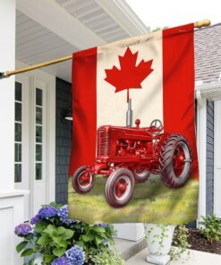 Tractor Canada Flag Farmer Farm Life TQN340F