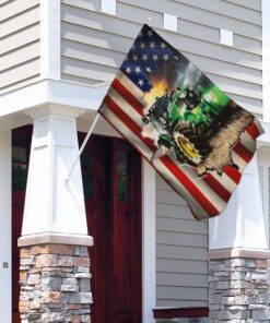 tractor farmer american flag 3685