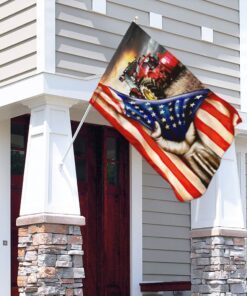 tractor farmer american flag 6915