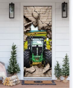 Tractor Farmer Door Cover