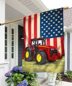 Tractor No Farmers No Food Flag TQN199Fv2