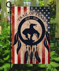 trail of tears native american flag qnv35f 5176