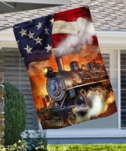 train american flag 4411
