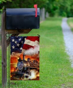 train american flag 5198
