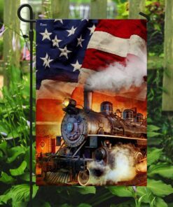 train american flag 7465