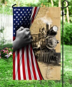 train flag american us train flag trn1395f 5036