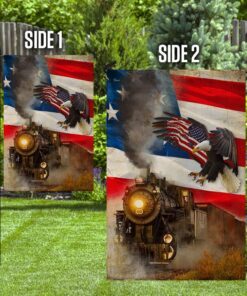 train railroad american flag lha2114f 3951