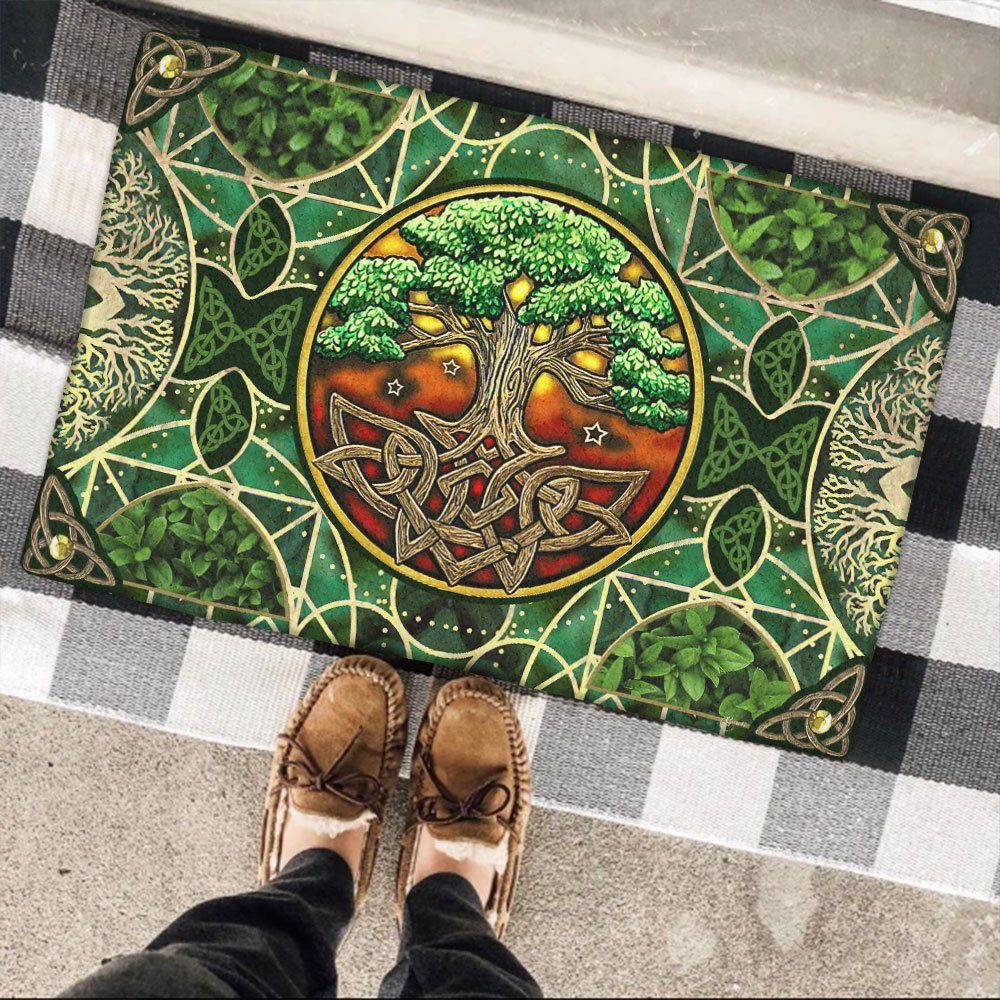 Tree Of Life Doormat Beautiful Irish Celtic Tree Of Life BNL555DM - Image 3