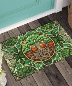 tree of life doormat beautiful irish celtic tree of life bnl555dm 4090