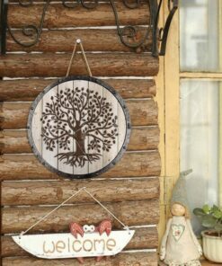 tree of life irish wooden sign door sign pn610ws 2399