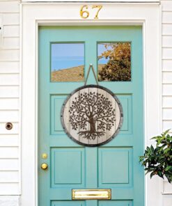 tree of life irish wooden sign door sign pn610ws 6195