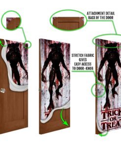 trick or treat. demogorgon monster st halloween door cover tpt327d 2577