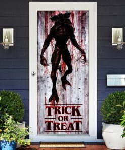 trick or treat. demogorgon monster st halloween door cover tpt327d 4590
