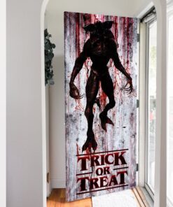 trick or treat. demogorgon monster st halloween door cover tpt327d 7334