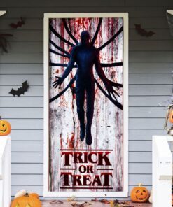trick or treat. vecna monster st halloween door cover tpt327dv2 1738