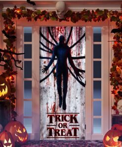 trick or treat. vecna monster st halloween door cover tpt327dv2 3862