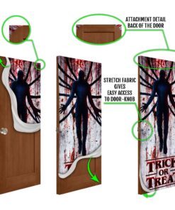 trick or treat. vecna monster st halloween door cover tpt327dv2 8283
