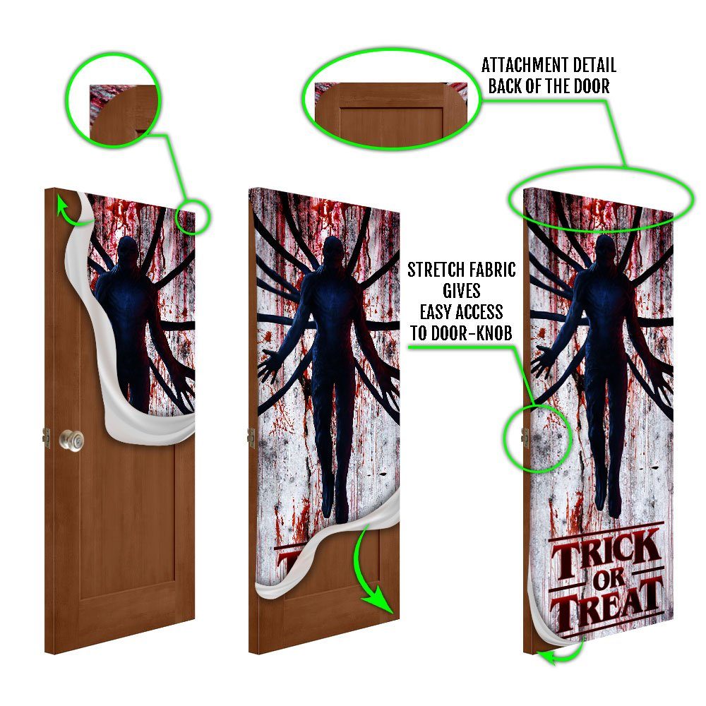 Trick Or Treat. Vecna Monster ST Halloween Door Cover TPT327Dv2 - Image 5