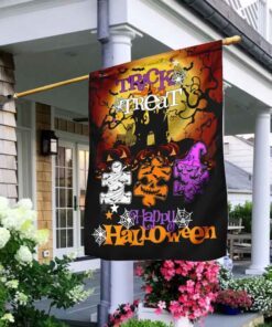 trick or treat halloween autism flag 1541