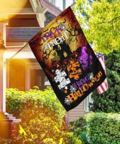 trick or treat halloween autism flag 5597
