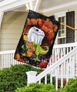 trick rawr treat halloween flag 7115
